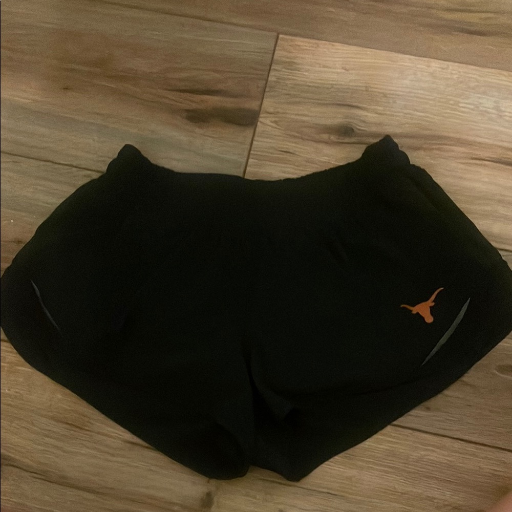Worn Once Womens Black Lulu Shorts Longhorn Branded